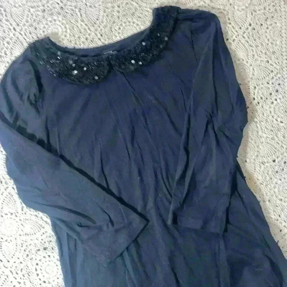 Ann Taylor Loft 3/4 sleeve top - Picture 1 of 3